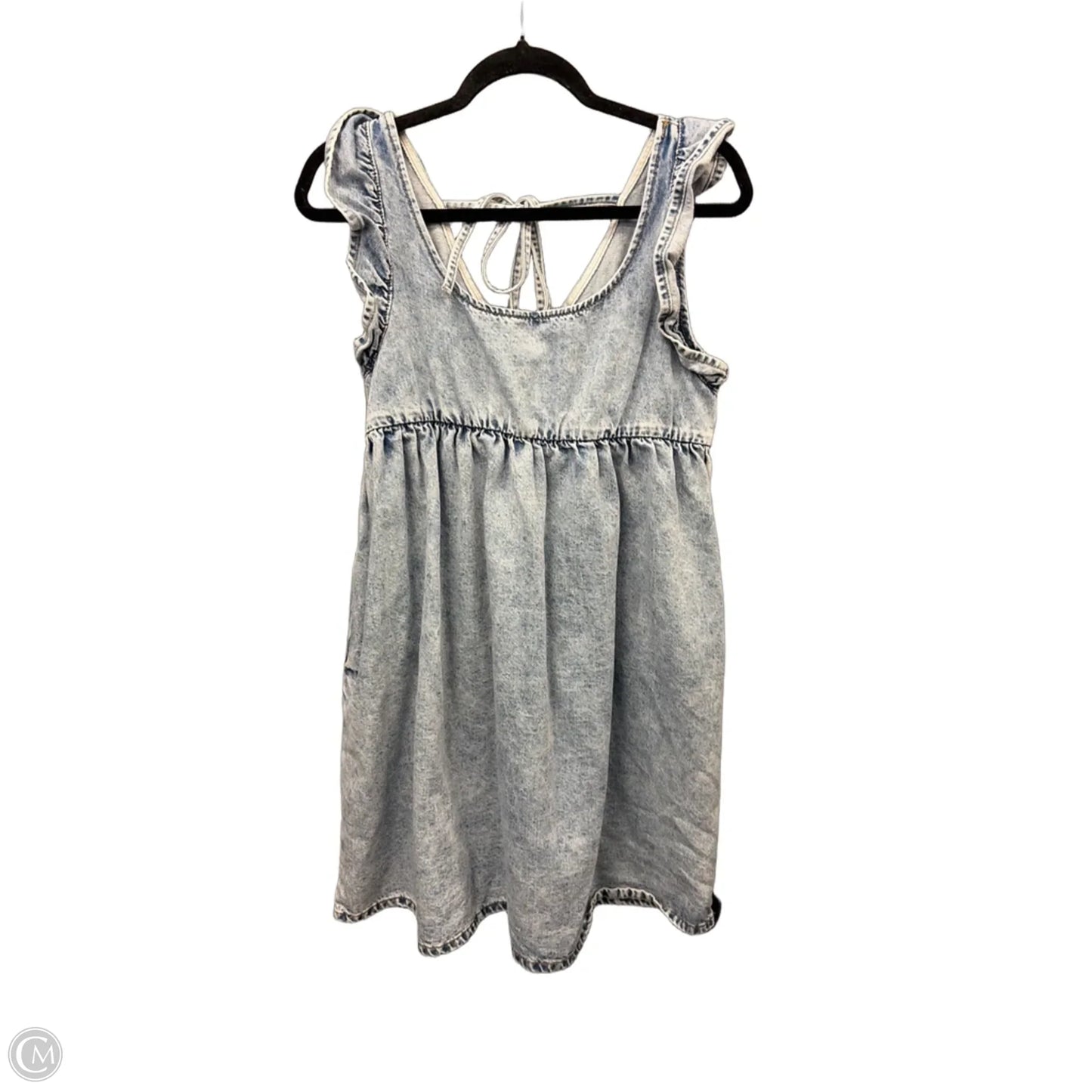 Dress Casual Short By Wishlist In Blue Denim, Size: M