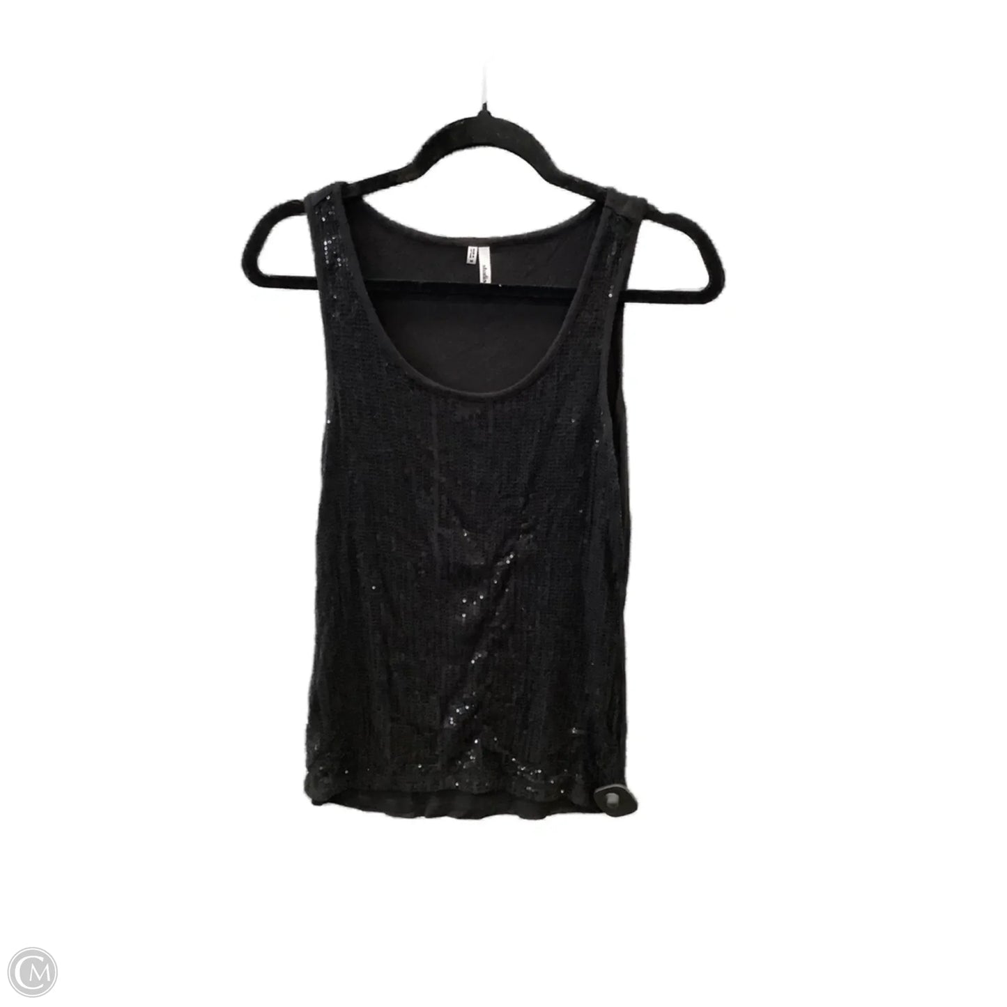 Top Sleeveless By Studio Y In Black, Size: M