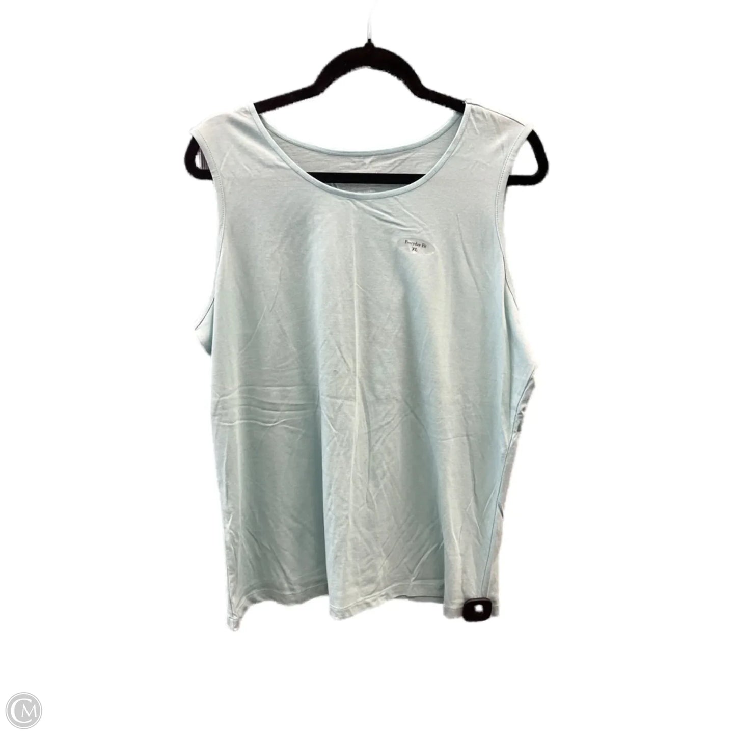 Top Sleeveless By Christopher And Banks In Blue, Size: Xl
