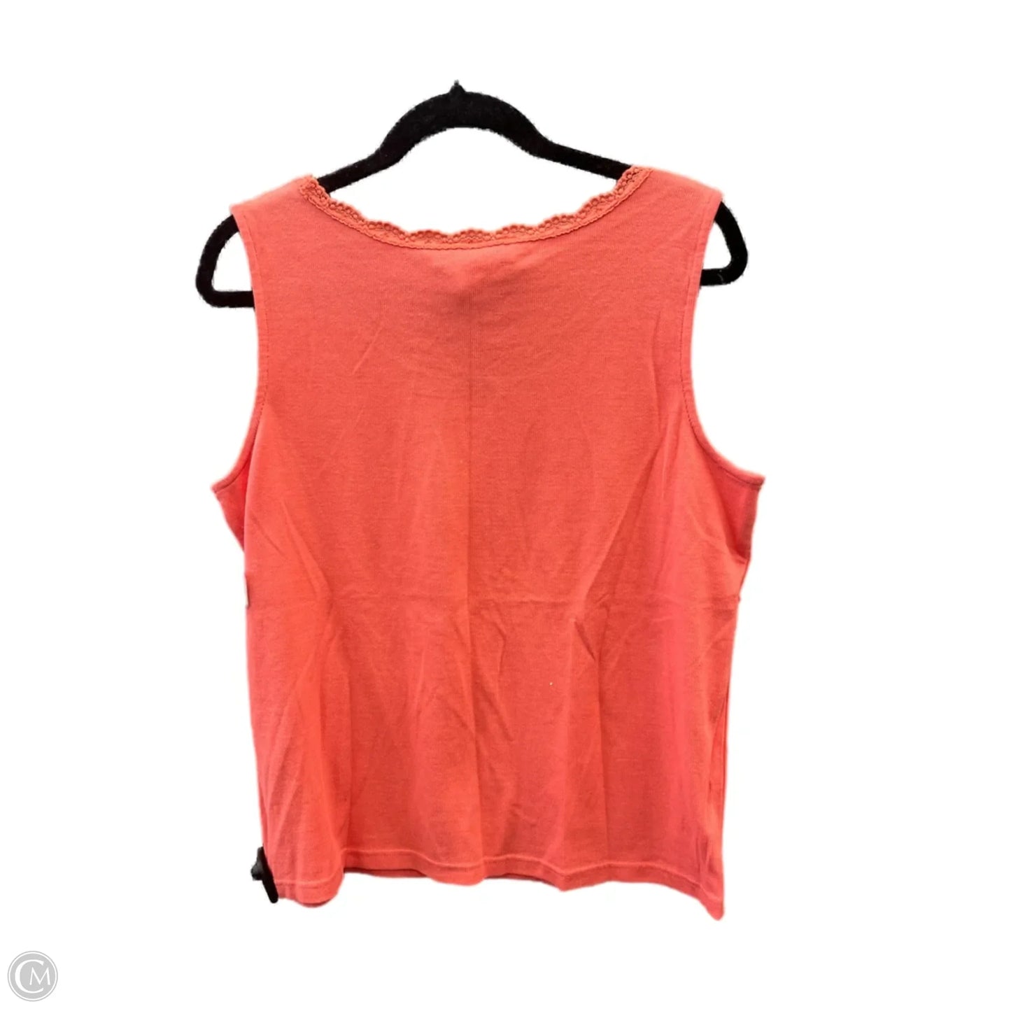 Top Sleeveless By Sag Harbor In Orange, Size: L