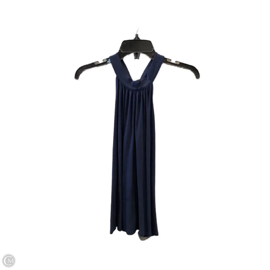 Top Sleeveless By Loft In Blue, Size: S