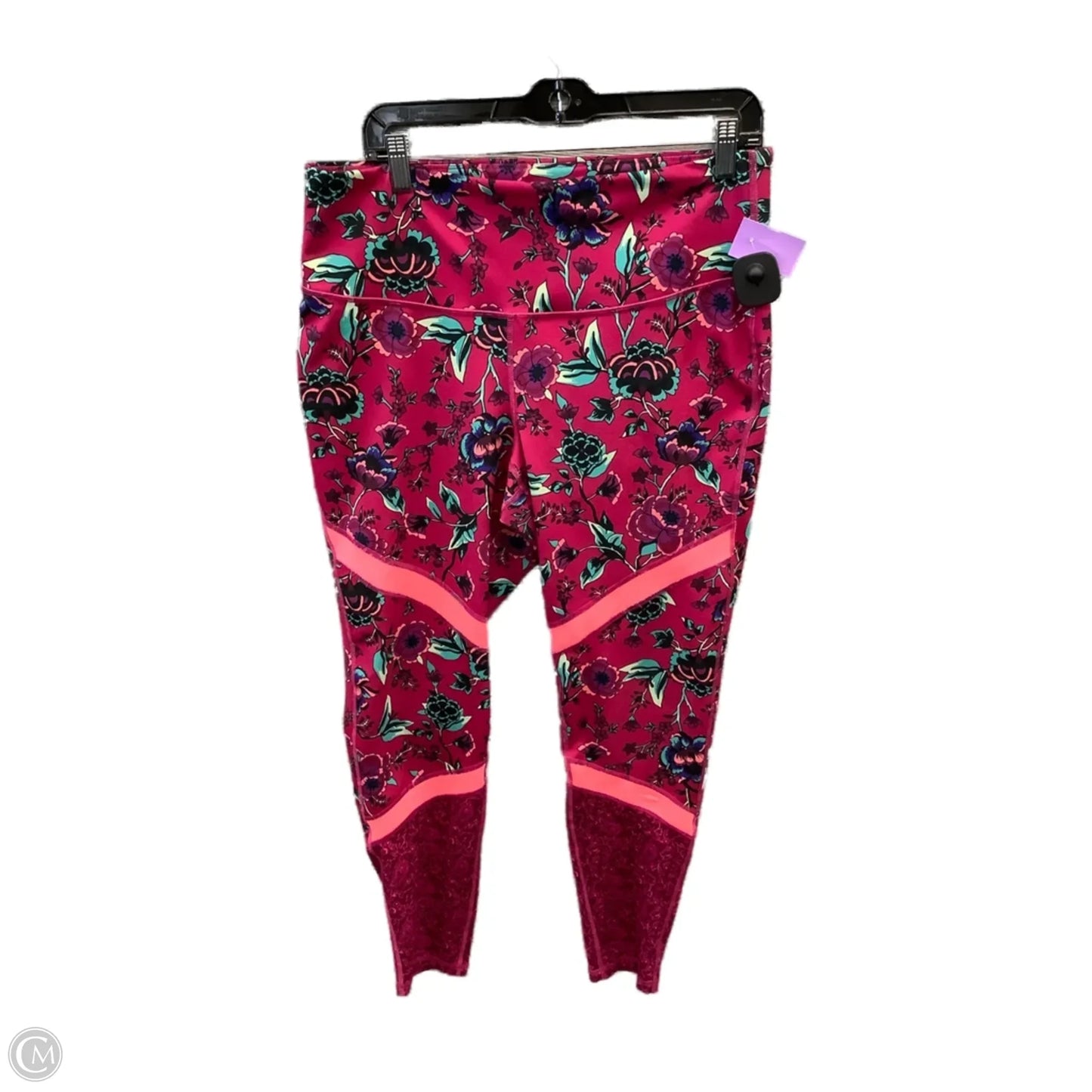 Athletic Leggings By Old Navy In Pink, Size: Xl