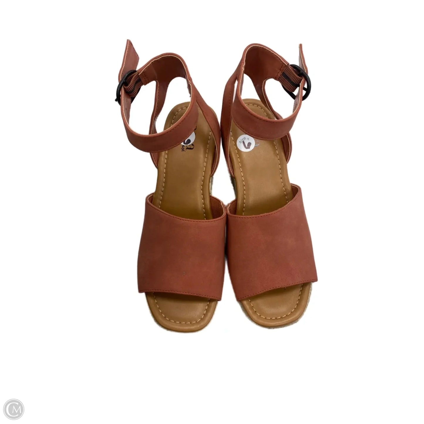 Shoes Heels Platform By Ana In Orange, Size: 6