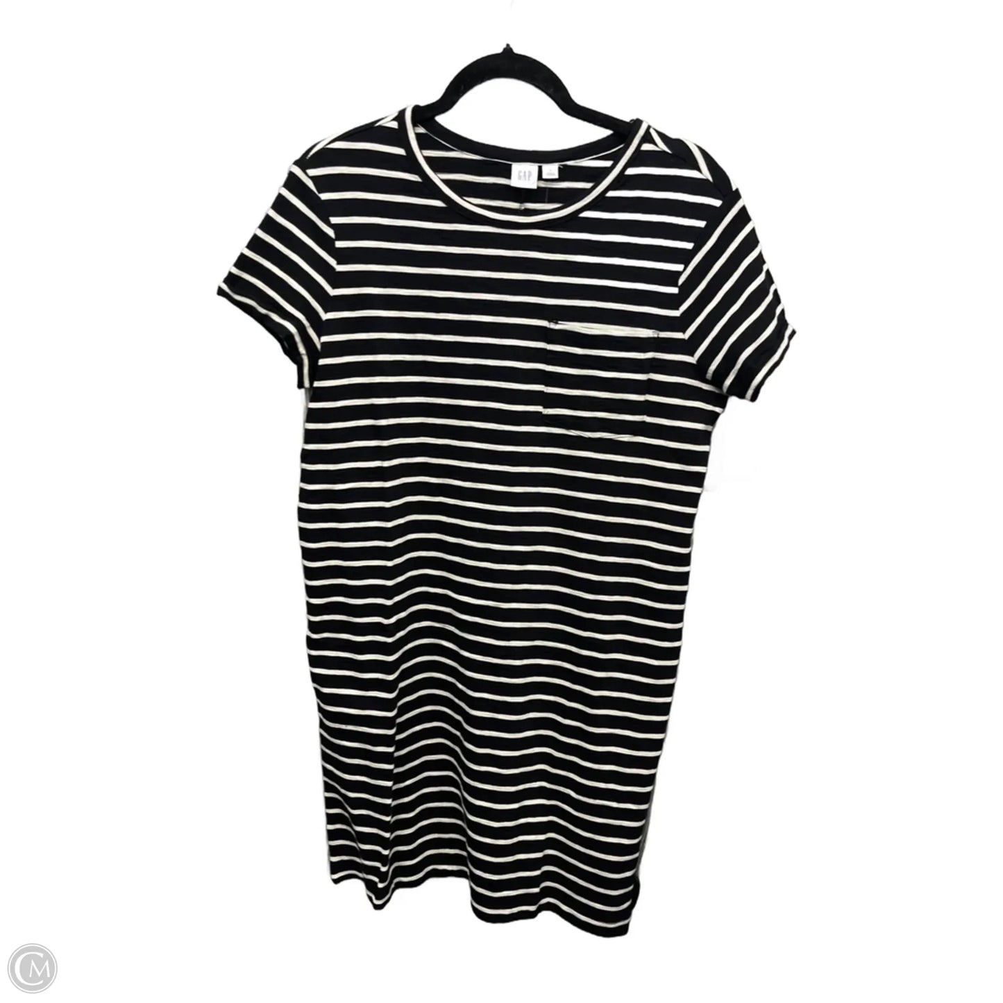 Dress Casual Short By Gap In Striped Pattern, Size: M