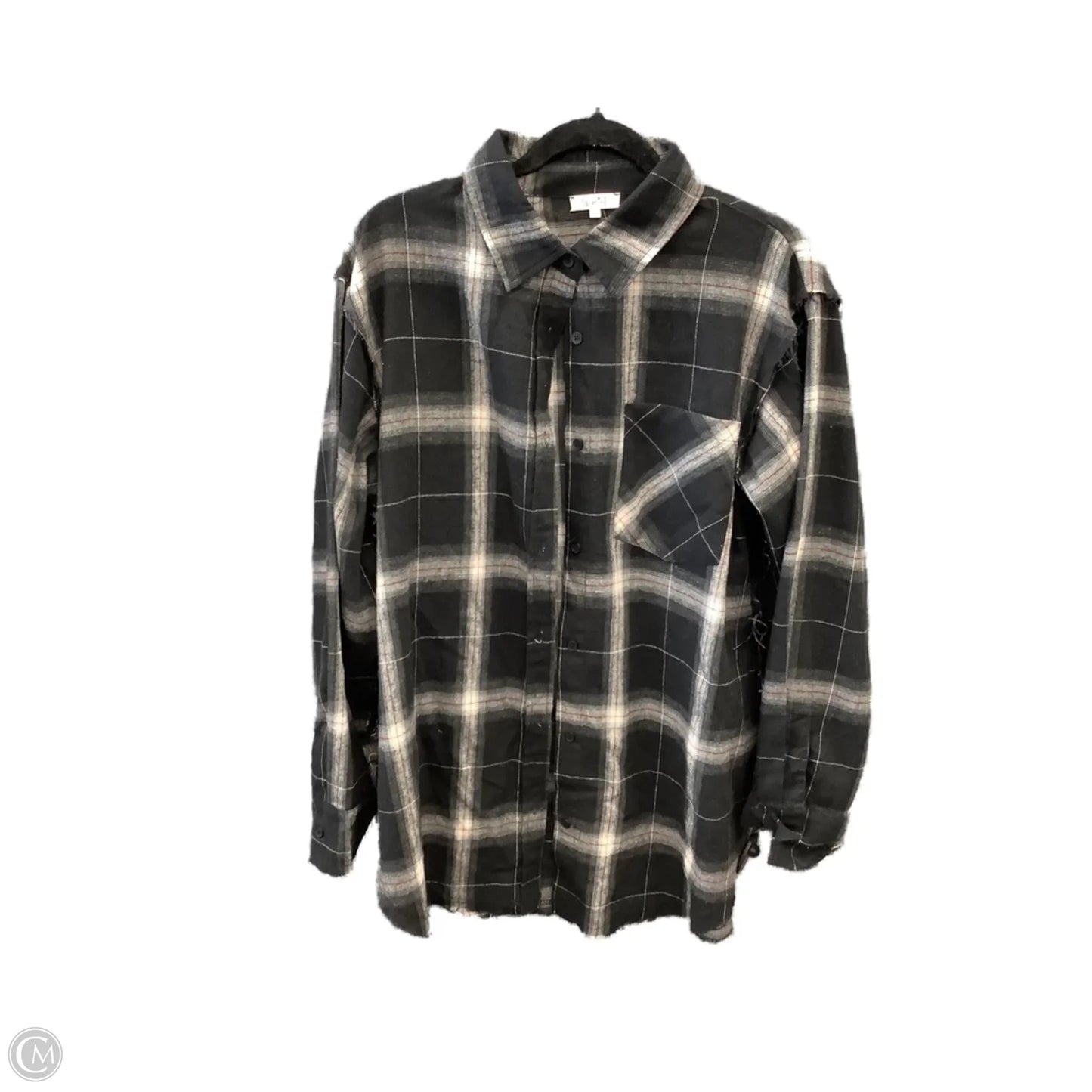 Jacket Other By La Miel In Plaid Pattern, Size: S