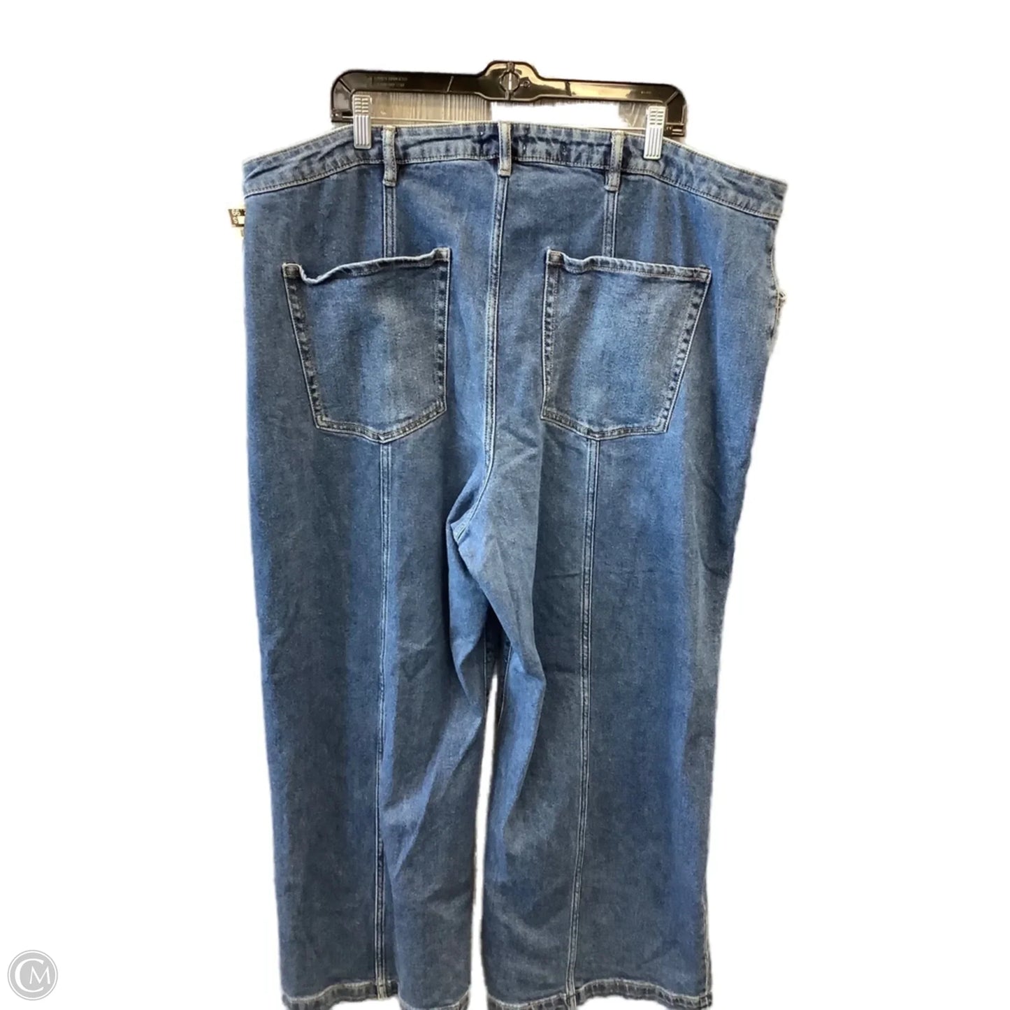 Jeans Wide Leg By Ava & Viv In Blue Denim, Size: 24