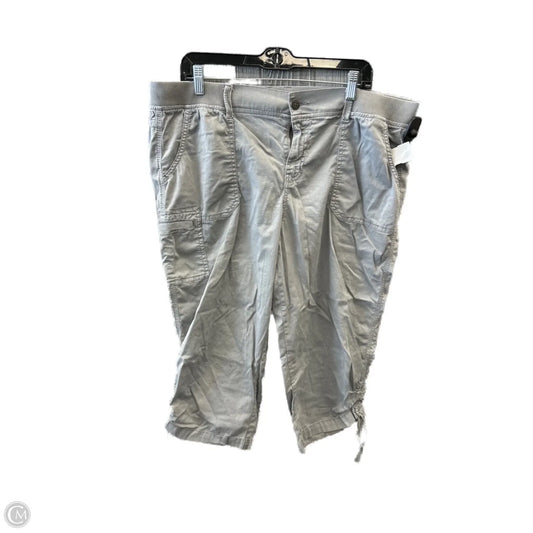 Capris By Sonoma In Grey, Size: 16