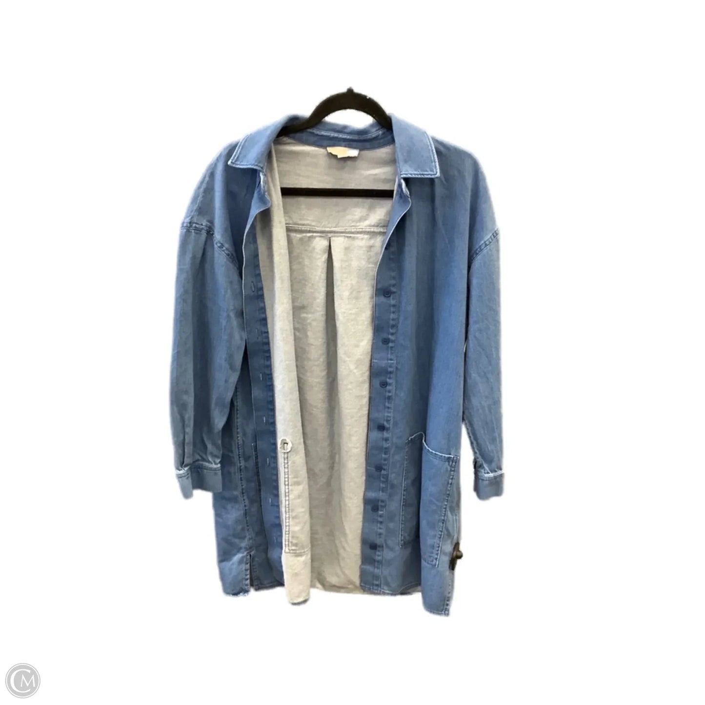 Dress Casual Short By Cos In Blue Denim, Size: S