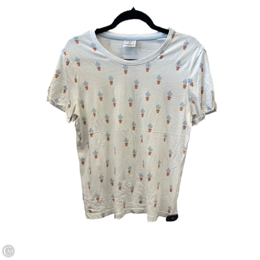 Top Short Sleeve By Serra In White, Size: M