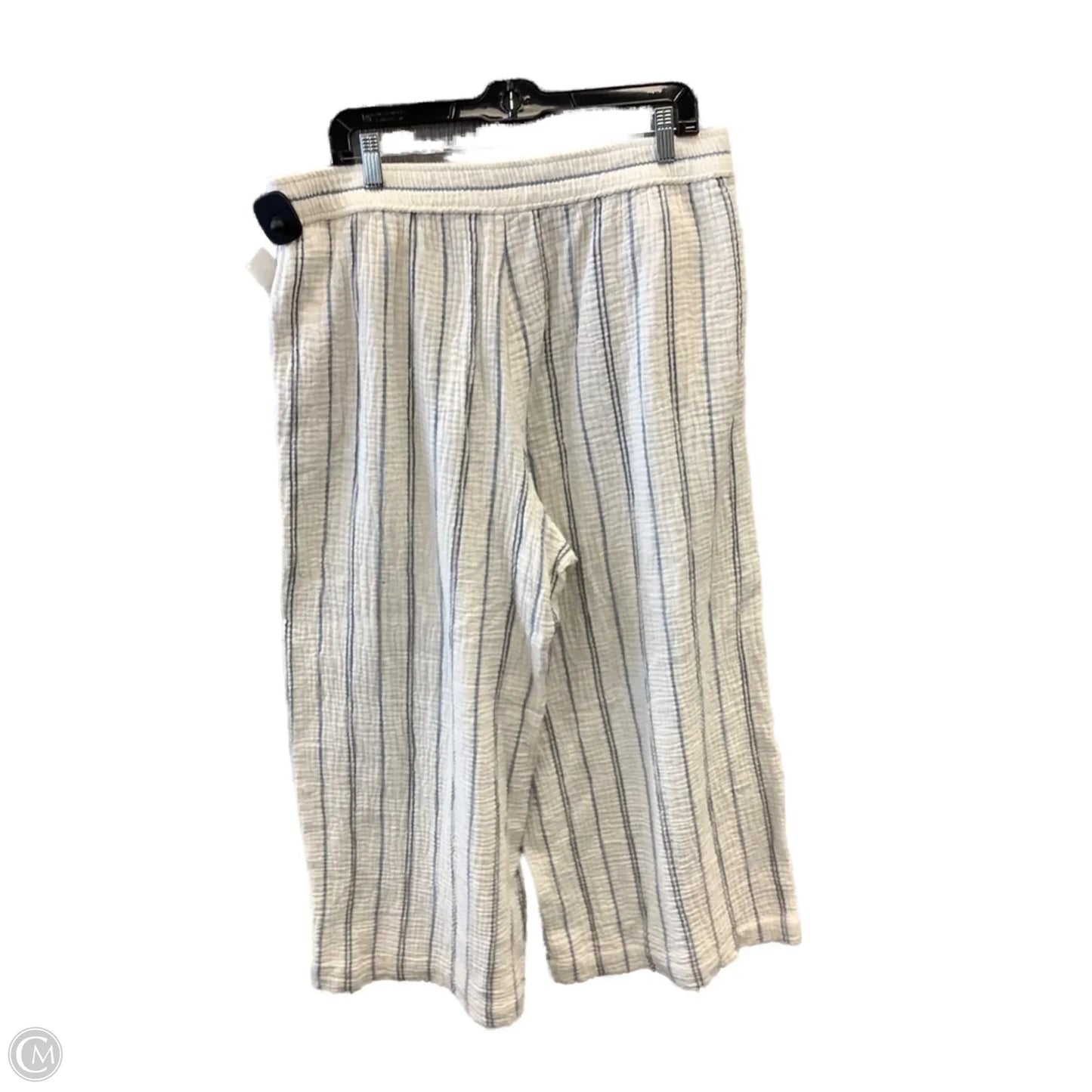 Pants Linen By Madewell In Striped Pattern, Size: Xl