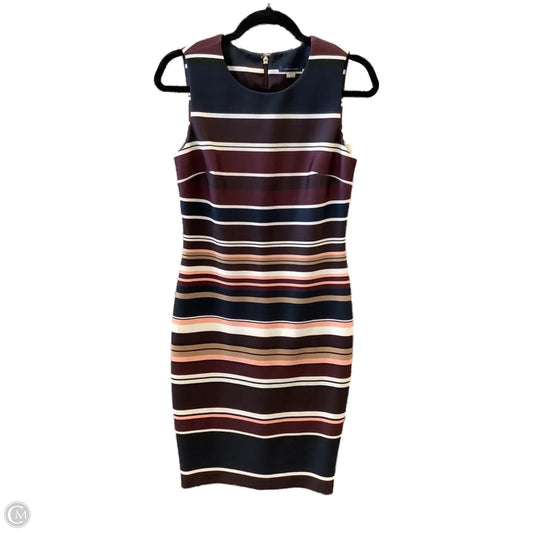 Dress Casual Midi By Tommy Hilfiger In Striped Pattern, Size: S