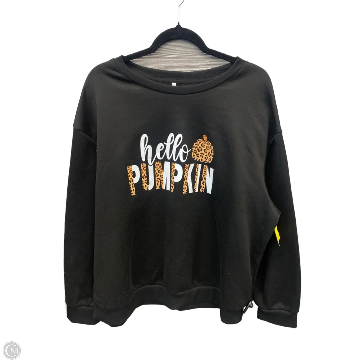 Sweatshirt Crewneck By Shein In Black, Size: 4x