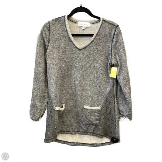 Top Long Sleeve By French Laundry In Grey, Size: M