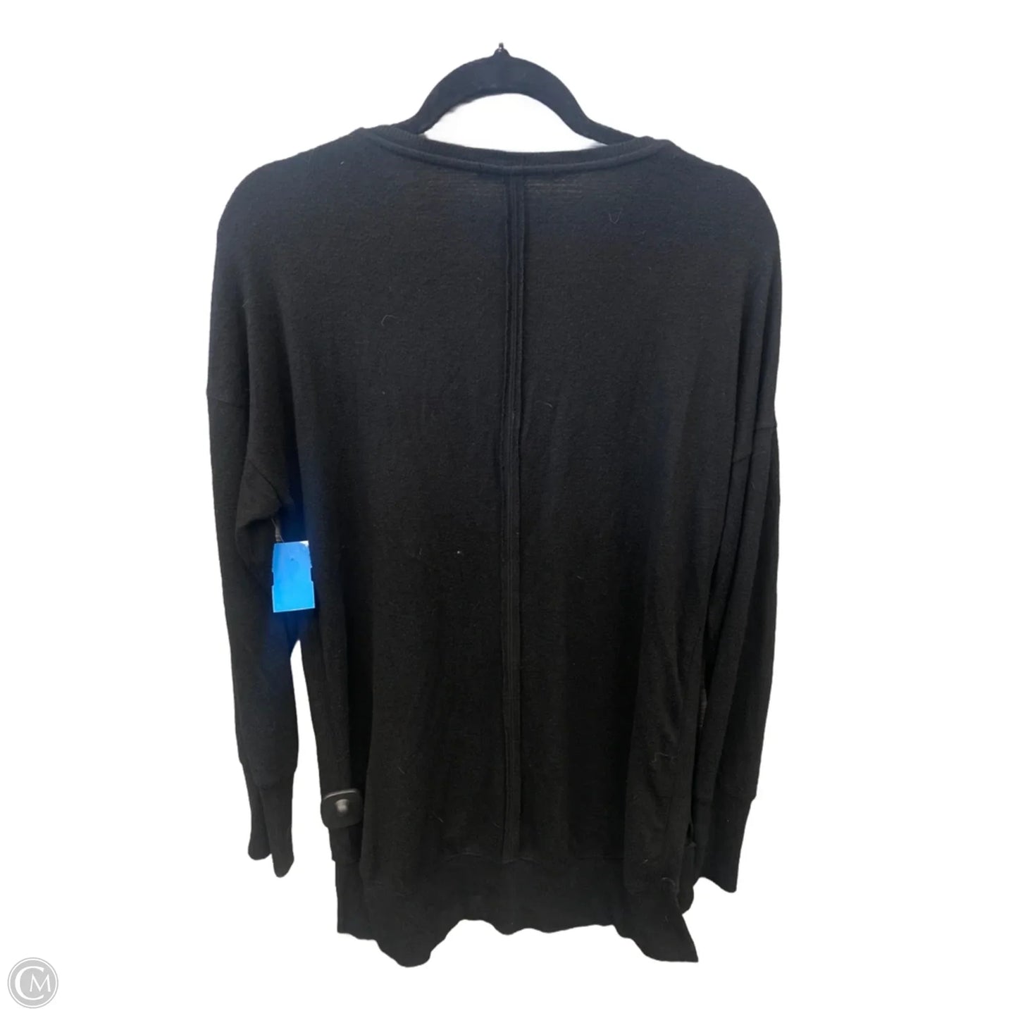 Top Long Sleeve By Gibson In Black, Size: S