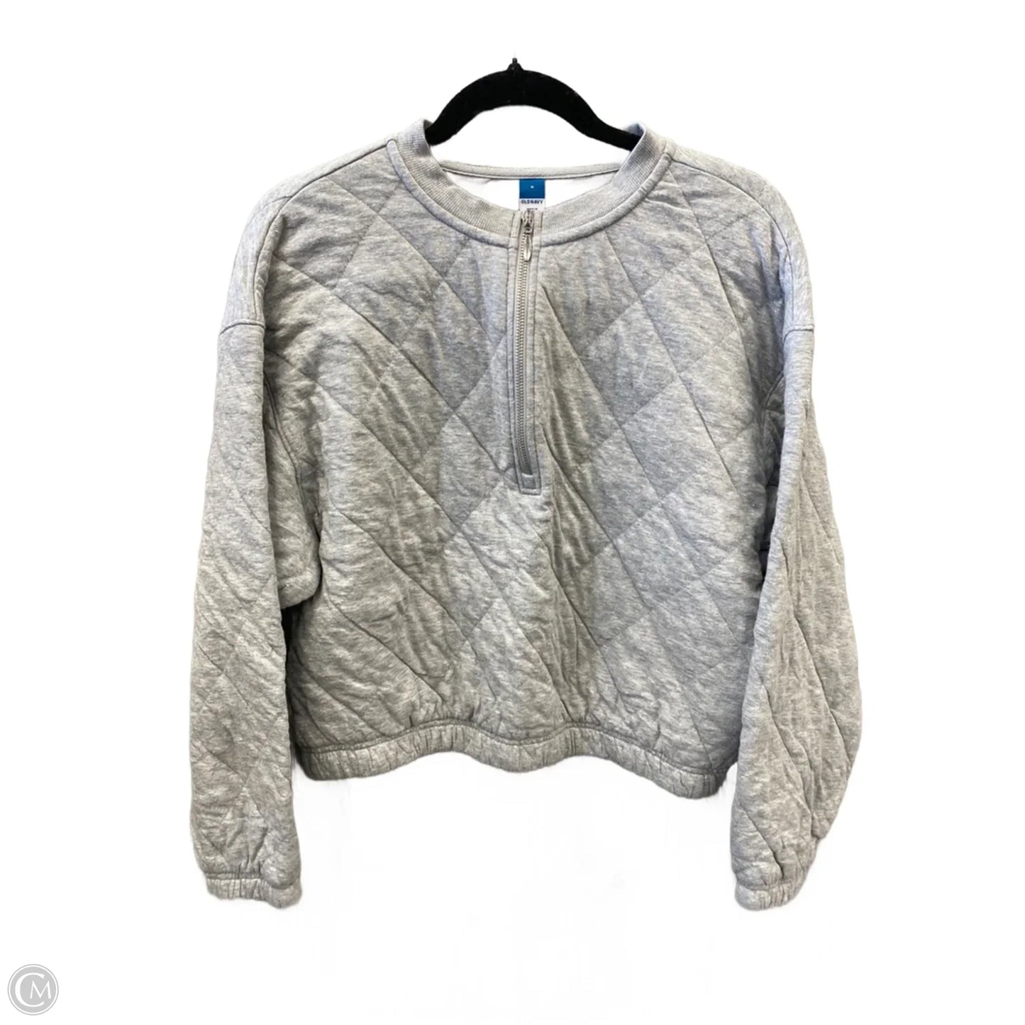 Sweatshirt Crewneck By Old Navy In Grey, Size: M