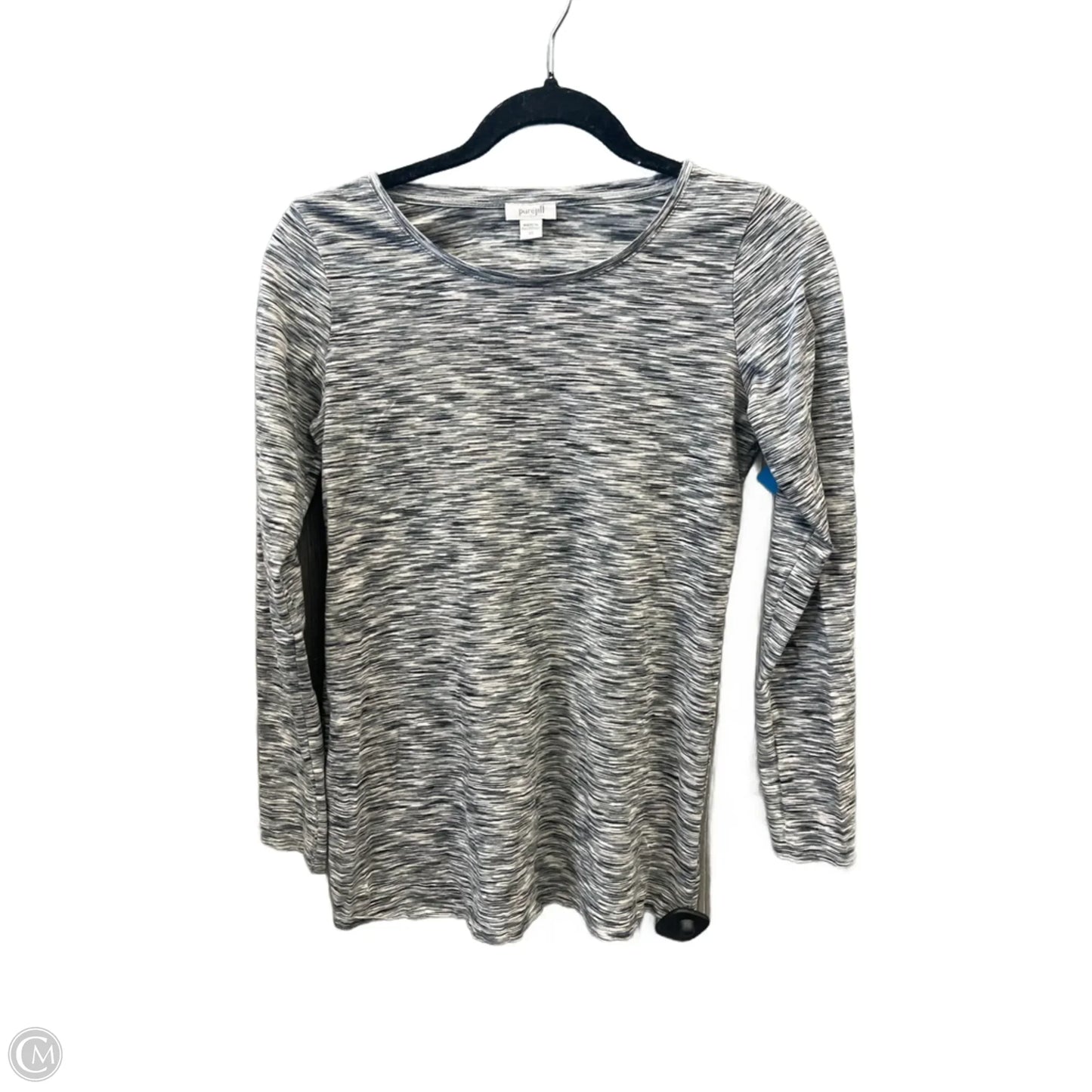 Top Long Sleeve By Pure Jill In Grey, Size: Xs