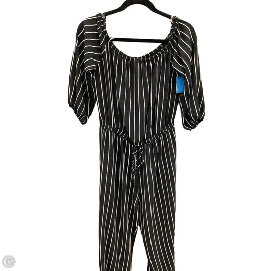 Jumpsuit By Haute Monde In Black & White, Size: Xl