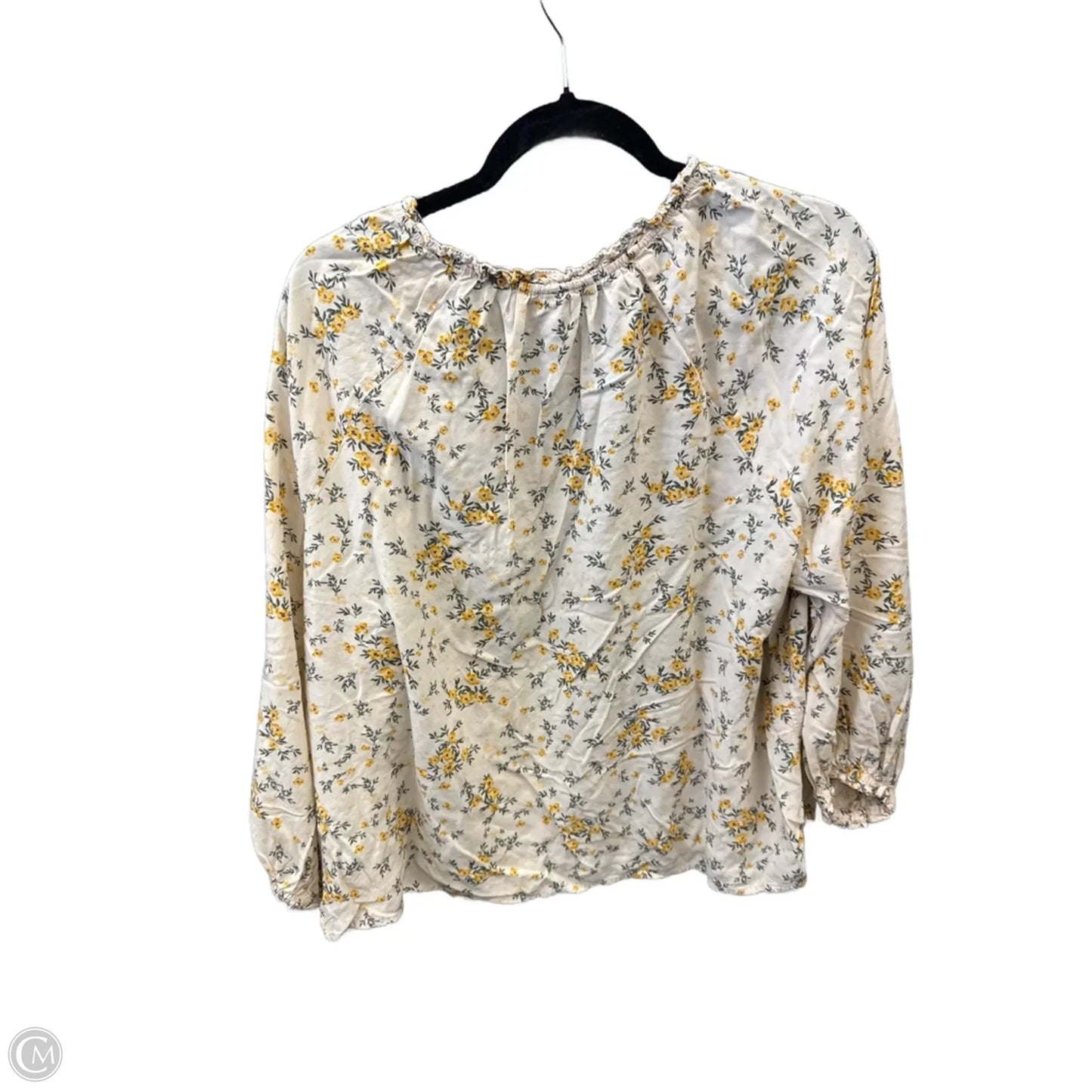 Top Long Sleeve By Old Navy In Floral Print, Size: Xl