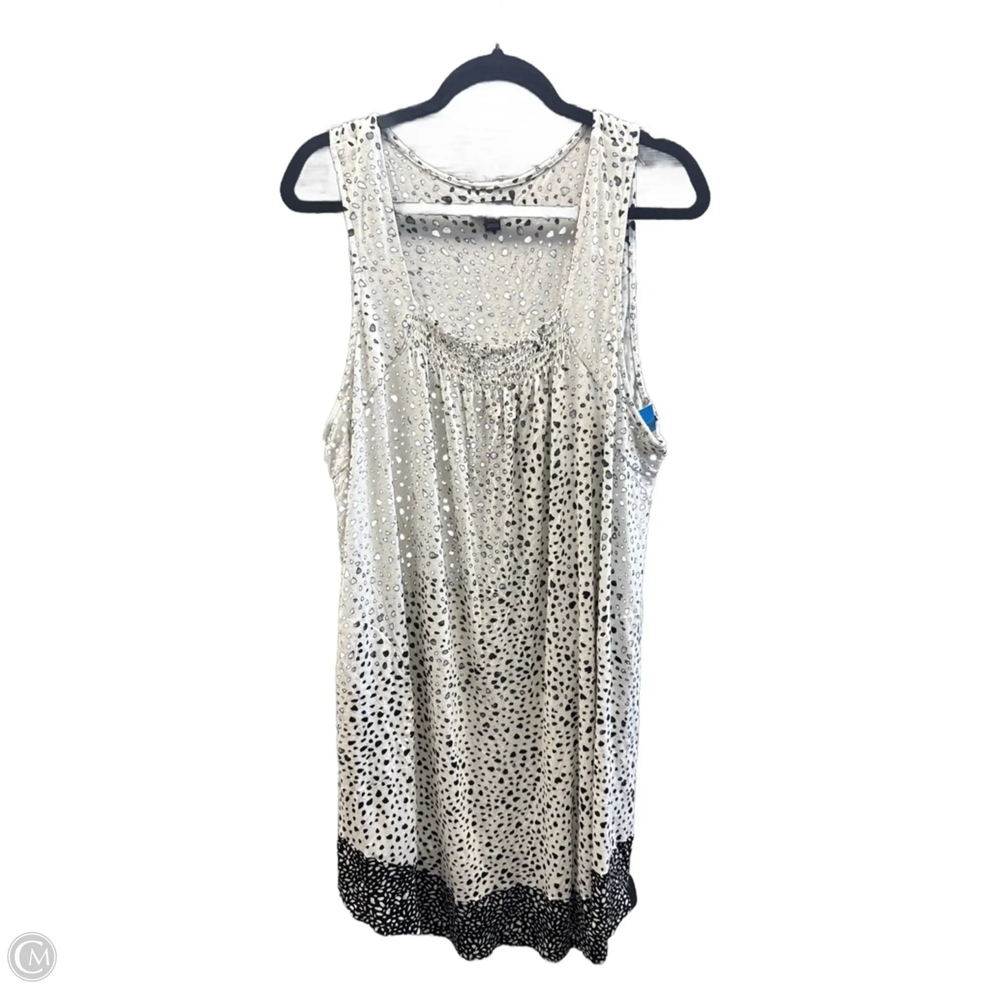 Dress Casual Midi By Simply Vera In Black & White, Size: Xxl