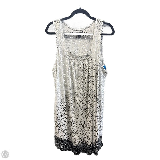 Dress Casual Midi By Simply Vera In Black & White, Size: Xxl