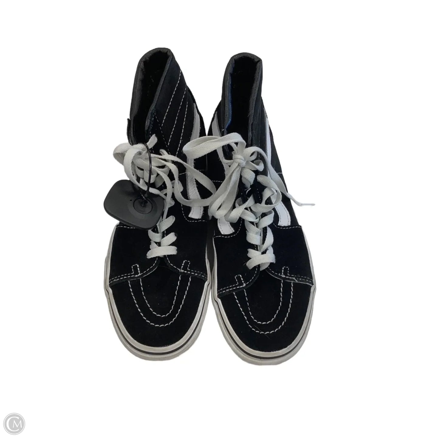 Shoes Sneakers By Vans In Black & White, Size: 8.5