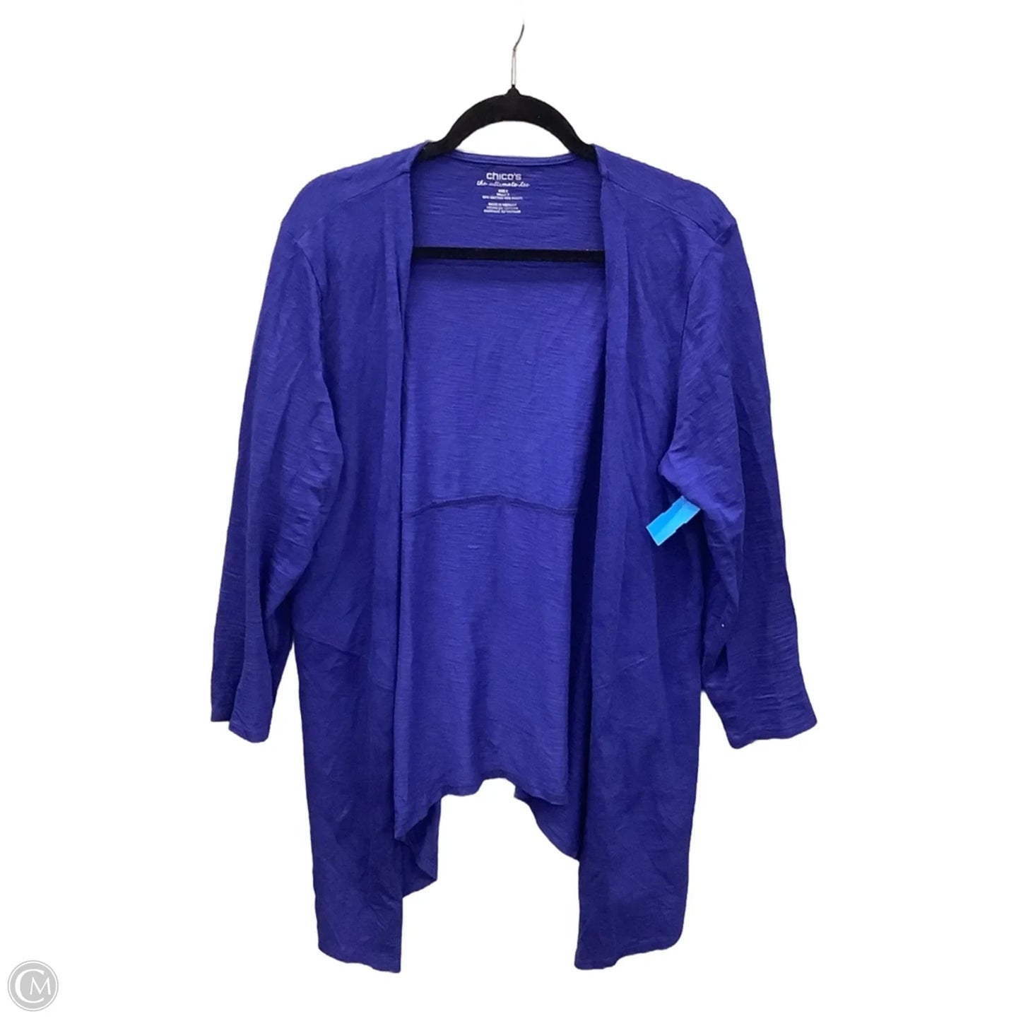Cardigan By Chicos In Blue, Size: Xs