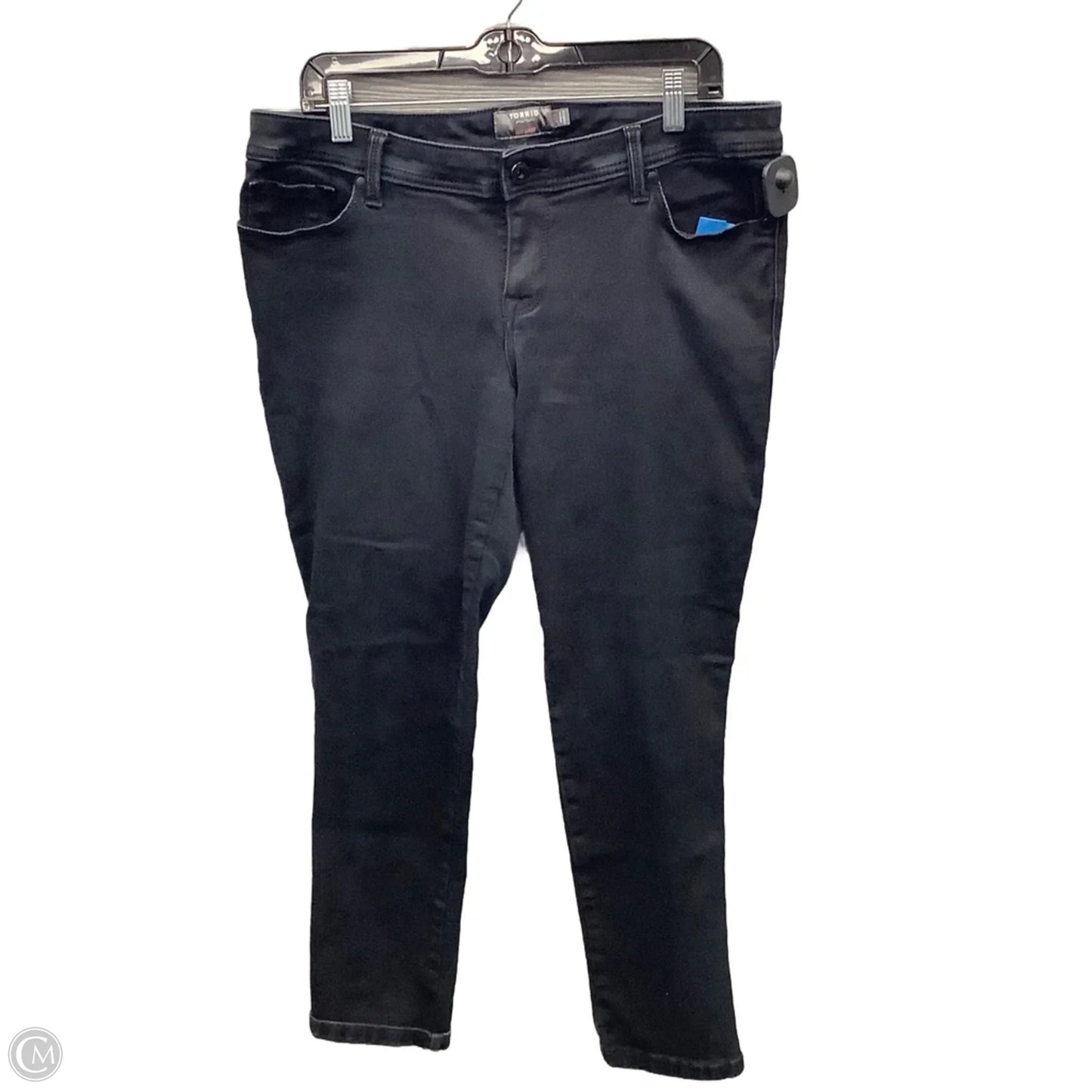Jeans Skinny By Torrid In Black, Size: 14