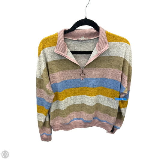 Top Long Sleeve By Blu Pepper In Multi-colored, Size: L