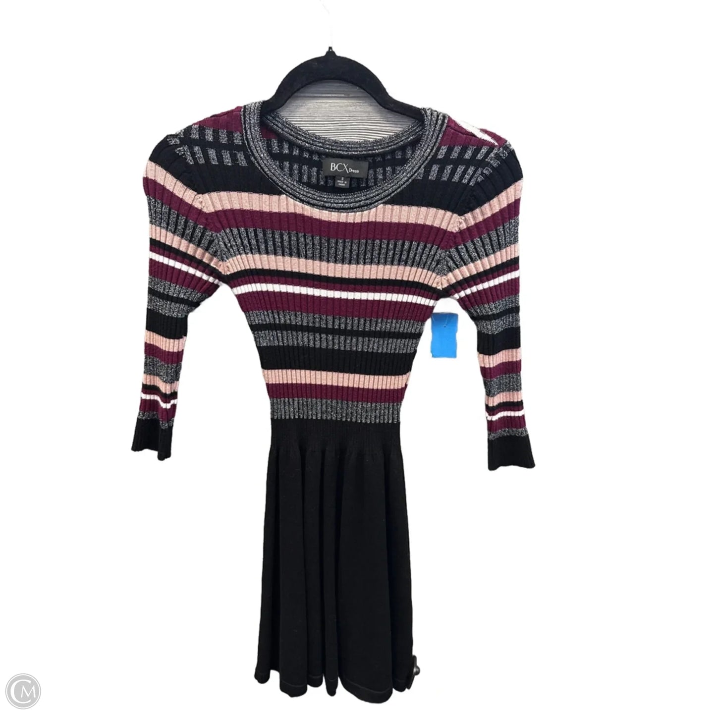 Dress Casual Midi By Ann Taylor In Black, Size: Xs