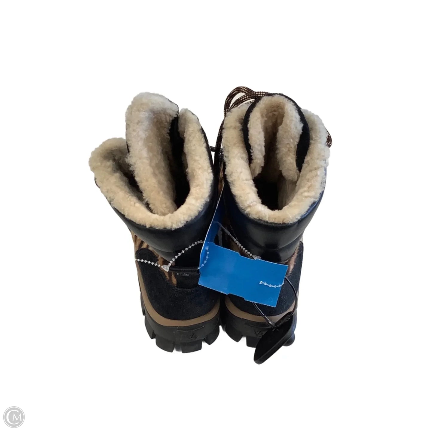 Boots Ankle Flats By Veronica Beard In Animal Print, Size: 8.5