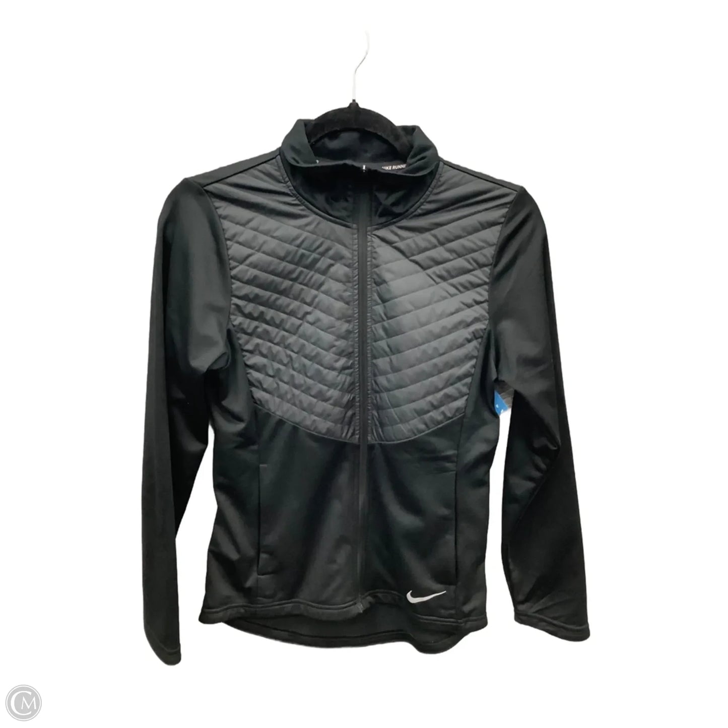 Athletic Jacket By Nike In Black, Size: Xs