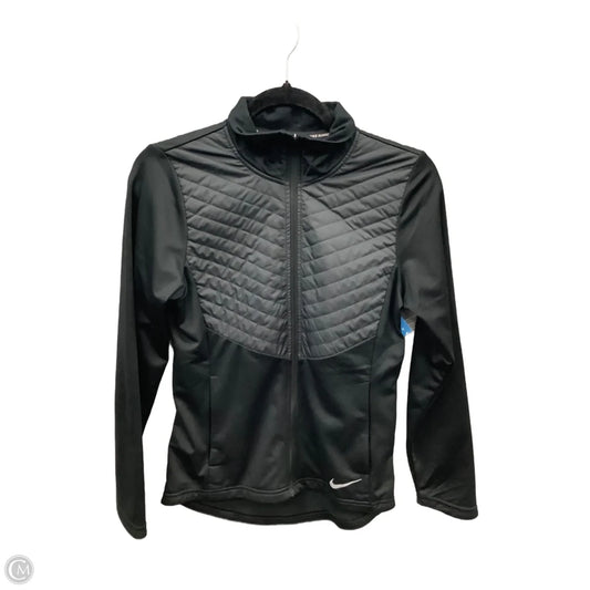 Athletic Jacket By Nike In Black, Size: Xs