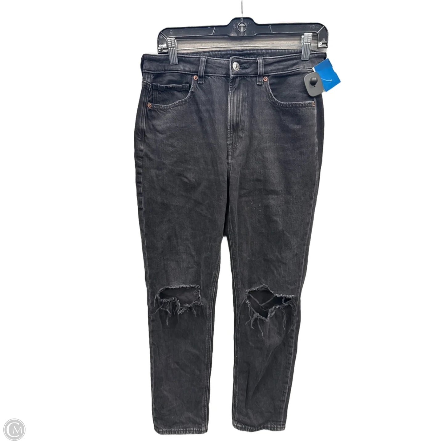 Jeans Skinny By American Eagle In Black, Size: 6