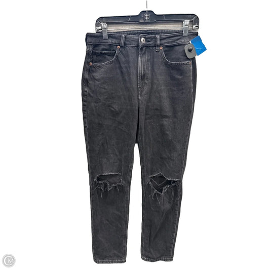 Jeans Skinny By American Eagle In Black, Size: 6