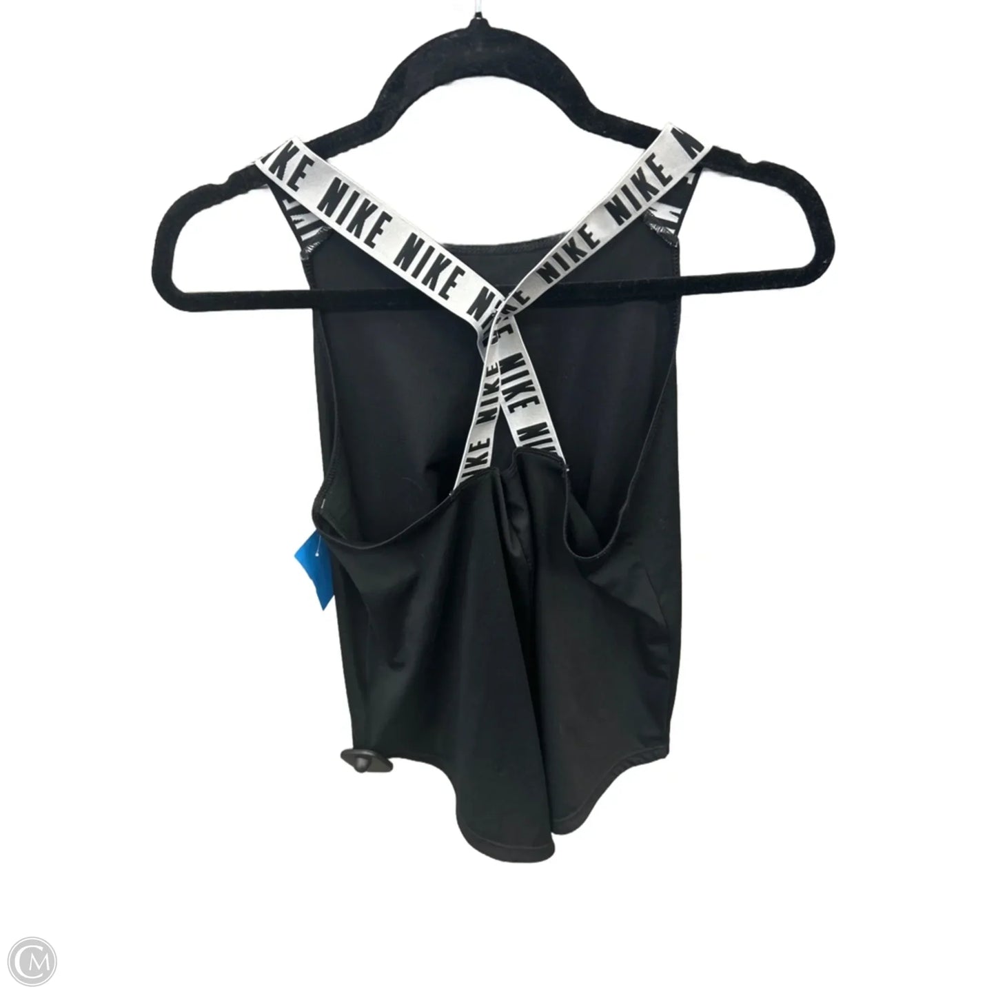 Athletic Top Short Sleeve By Nike In Black, Size: Xl