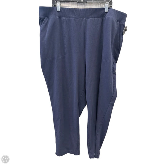 Pants Lounge By Croft And Barrow In Blue, Size: 24