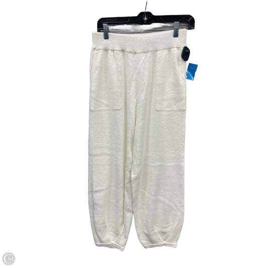 Pants Lounge By Clothes Mentor In White, Size: M