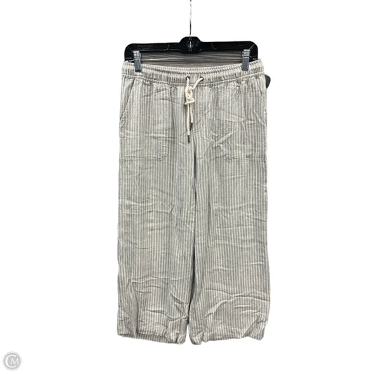 Pants Lounge By Clothes Mentor In Grey & White, Size: M