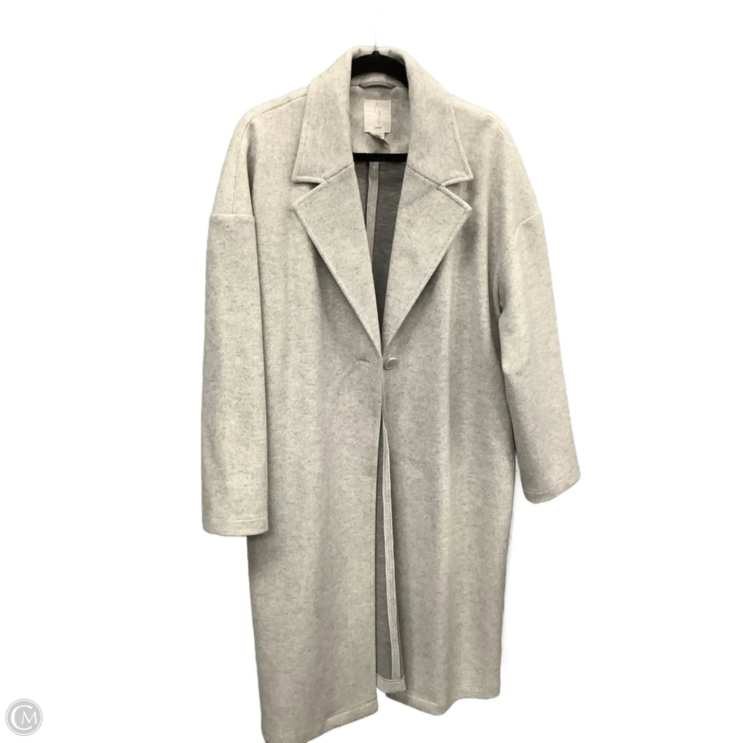 Coat Trench Coat By Joie In Grey, Size: L