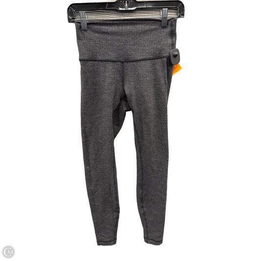Athletic Leggings By Lululemon In Grey, Size: S
