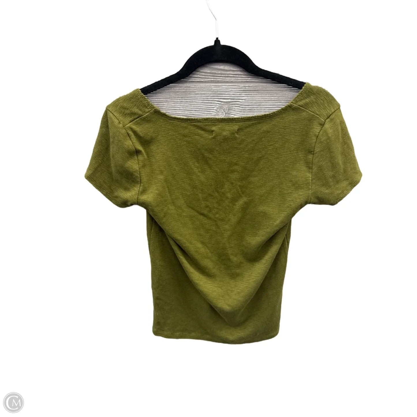 Top Short Sleeve By Madewell In Green, Size: S