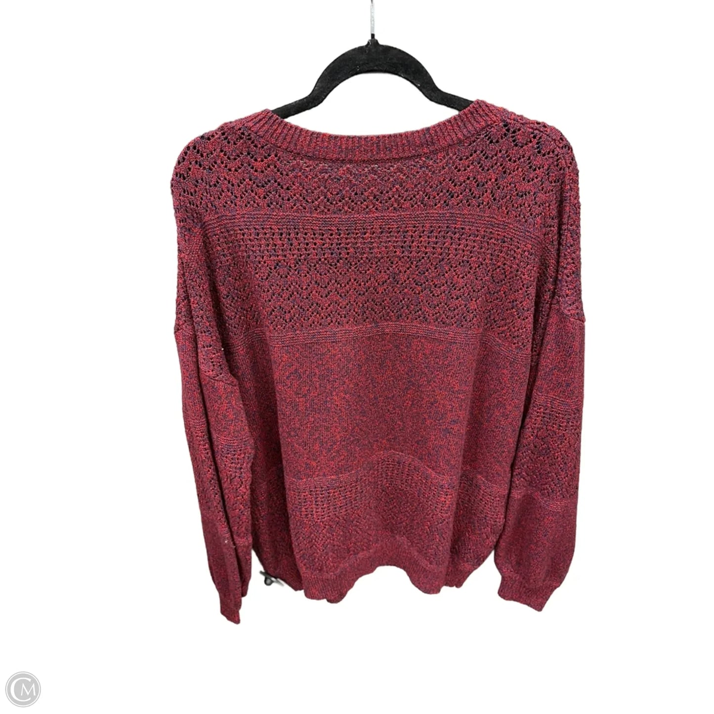 Sweater By Clothes Mentor In Blue & Red, Size: Xl