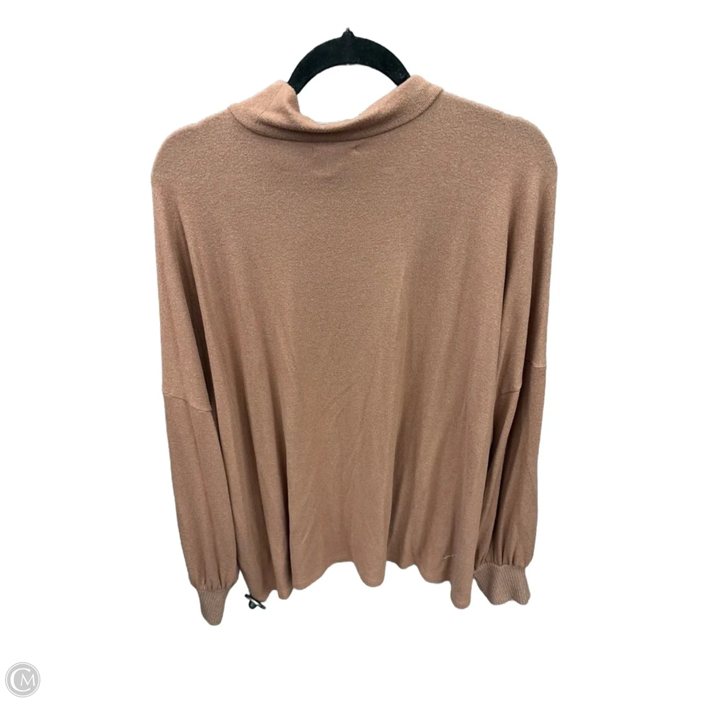 Top Long Sleeve By Maurices In Brown, Size: 3x