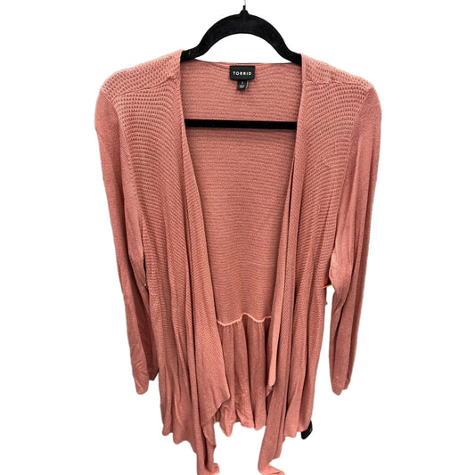 Cardigan By Torrid In Pink, Size: 3x