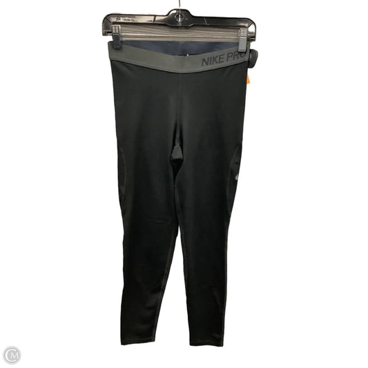 Athletic Leggings By Nike In Black, Size: M