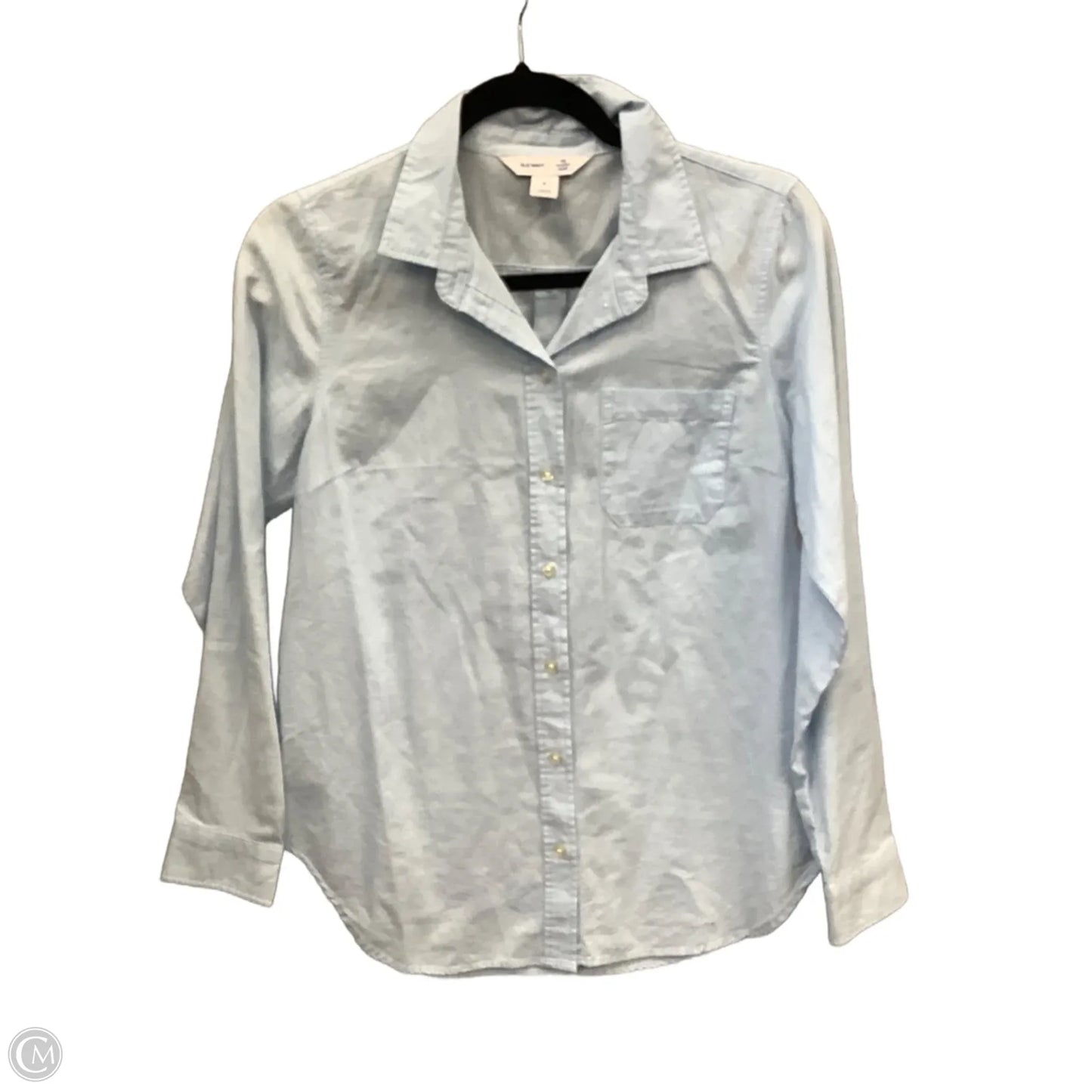 Top Long Sleeve By Old Navy In Blue, Size: M