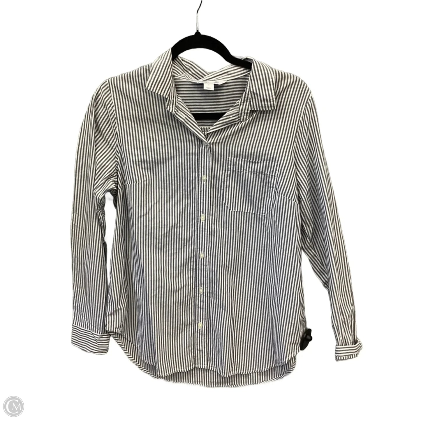 Top Long Sleeve By Old Navy In Striped Pattern, Size: M