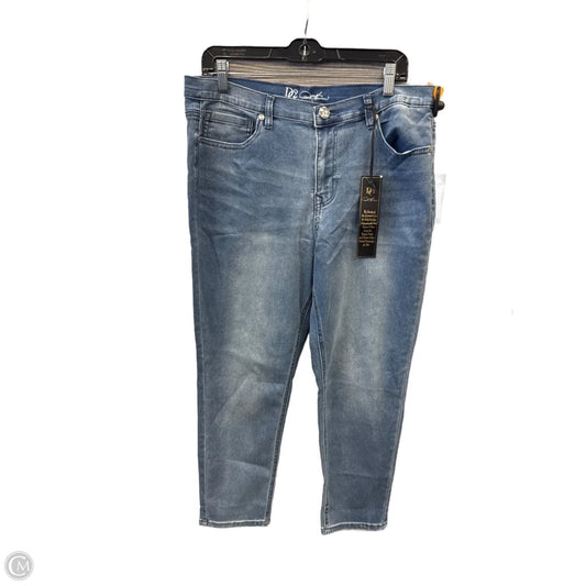 Jeans Skinny By Dg2 In Blue Denim, Size: 16