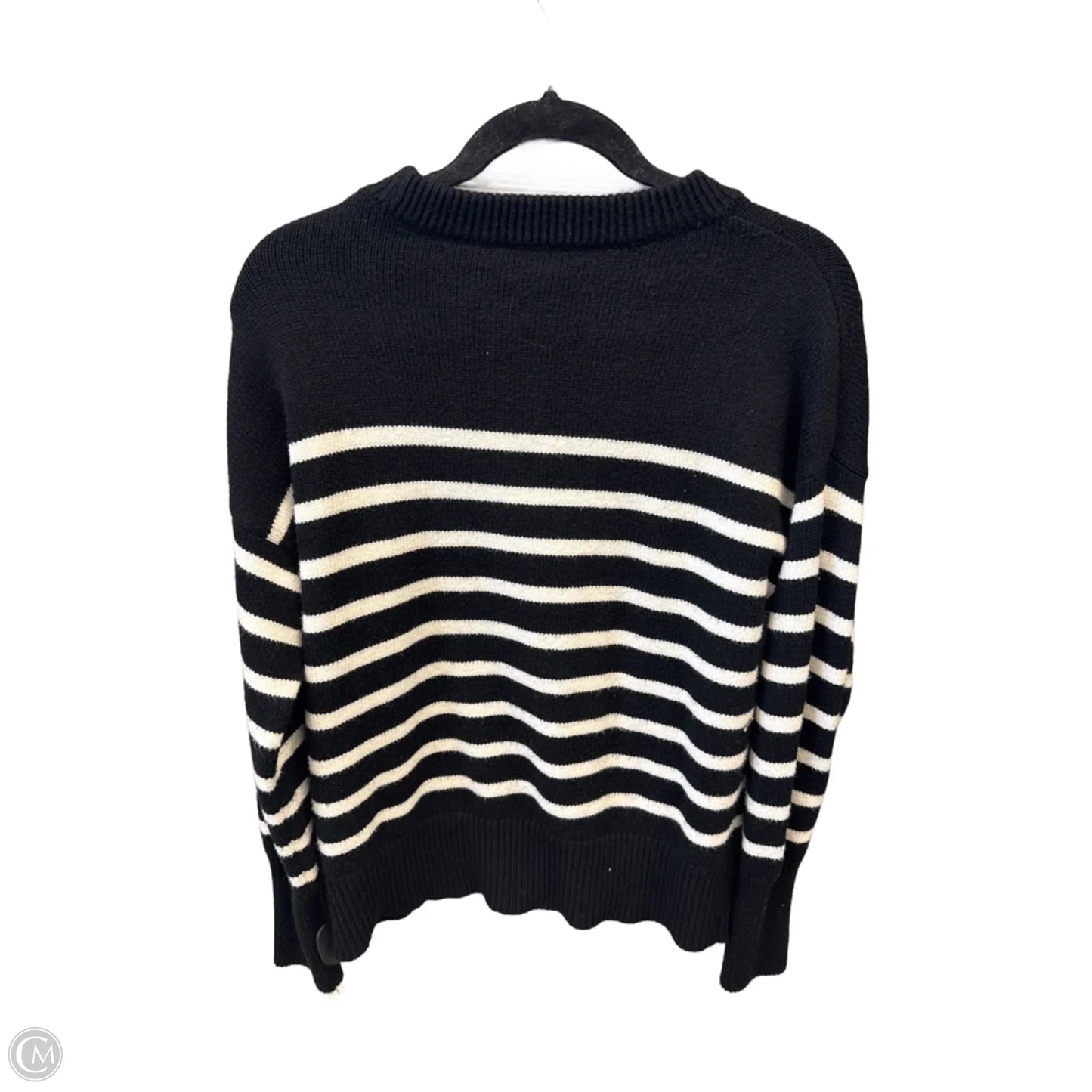 Sweater By Philosophy In Black & White, Size: Sp