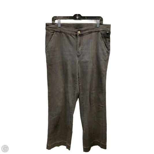 Jeans Straight By D&co. In Black Denim, Size: 14